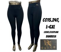 PLUS_Spodnie legginsy damskie (L-6XL/12szt)