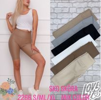 Spodenki ekoskóra damskie (S-XL/12szt)