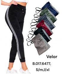 Spodnie welurowy (S-XL/12szt)