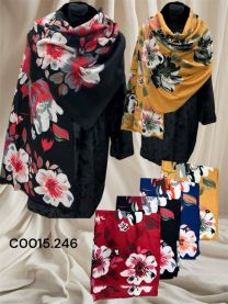 Szaliki damskie (uniwersalny/12szt)