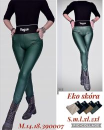 Spodnie ekoskóra damskie (S-2XL/12szt)
