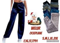 Spodnie welurowy (S-2XL/12szt)