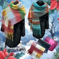 Szaliki damskie (uniwersalny/12szt)