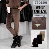 Spodnie welurowy (S-XL/12szt)