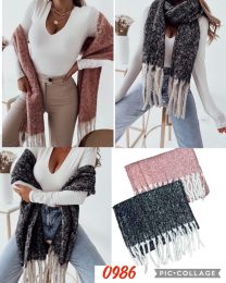 Szaliki damskie (uniwersalny/12szt)