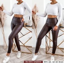 Spodnie ekoskóra damskie (S-XL/12szt)