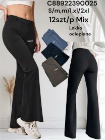 Spodnie elastyczny (S-2XL/12szt)