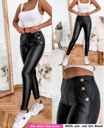 Spodnie ekoskóra damskie (S-XL/12szt)
