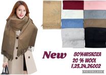 Szaliki damskie (uniwersalny/12szt)