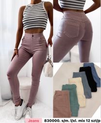 Spodnie elastyczny (S-XL/12szt)