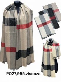 Szaliki damskie (uniwersalny/12szt)