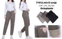 Spodnie dresowy damskie (S-3XL/12szt)
