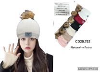 Czapki damskie (uniwersalny/12szt)