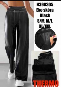 Spodnie ekoskóra damskie (S-2XL/12szt)