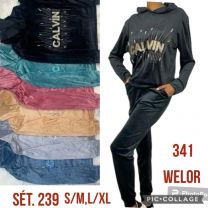 Komplety welurowe (S-XL/12kpt)