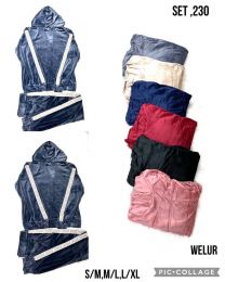 Komplety welurowe (S-XL/12kpt)