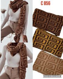 Szaliki damskie (uniwersalny/12szt)