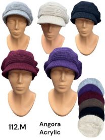 Beret damskie (uniwersalny/12szt)