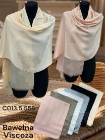 Szaliki damskie (uniwersalny/12szt)