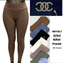 PLUS_Spodnie legginsy damskie(2-5XL/12szt)