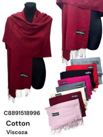 Szaliki damskie (uniwersalny/12szt)