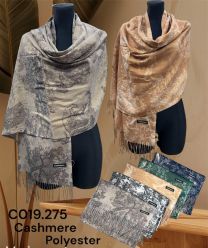 Szaliki damskie (uniwersalny/12szt)