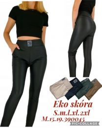 Spodnie ekoskóra damskie (S-2XL/12szt)