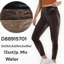 PLUS_Spodnie welurowy (2-6XL/12 szt)