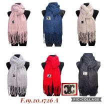 Szaliki damskie (uniwersalny/12szt)