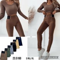 Spodnie elastyczny (S-XL/12szt)