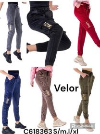 Spodnie welurowy (S-XL/12szt)