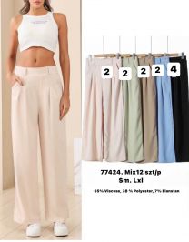 Spodnie elastyczny (S-XL/12szt)