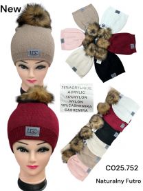 Czapki damskie (uniwersalny/12szt)