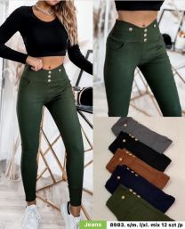 Spodnie elastyczny (S-XL/12szt)