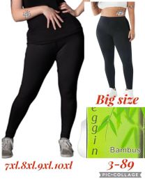 PLUS_Spodnie legginsy damskie (7-10XL/12szt)