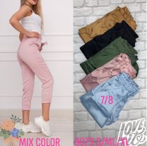 Spodnie damskie7/8 (S-XL/12szt)