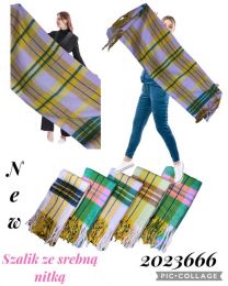 Szaliki damskie (uniwersalny/12szt)