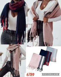 Szaliki damskie (uniwersalny/12szt)