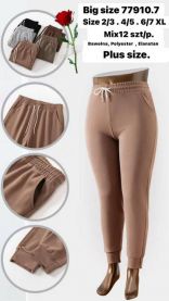 PLUS_Spodnie welurowy (2XL-7XL/12szt)