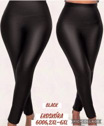 Spodnie ekoskóra damskie (2-6XL/12szt)