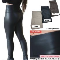 Spodnie ekoskóra damskie (2XL-4XL/12szt)
