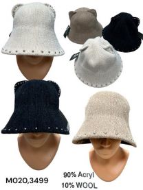 Kapelusz damskie (uniwersalny/12szt)