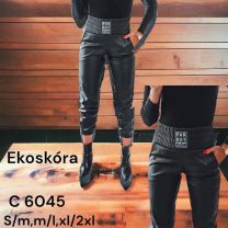 Spodnie ekoskóra damskie (S-2XL/12szt)