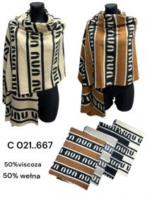 Szaliki damskie (uniwersalny/12szt)