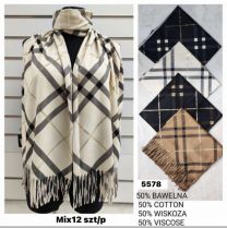 Szaliki damskie (uniwersalny/12szt)