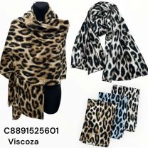 Szaliki damskie (uniwersalny/12szt)