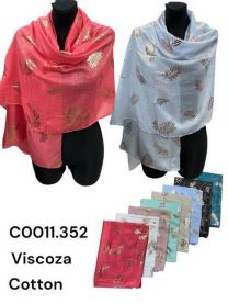 Szaliki damskie (uniwersalny/12szt)