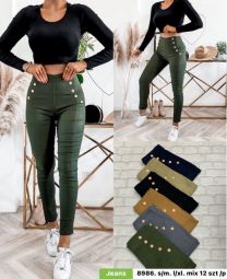 Spodnie elastyczny (S-XL/12szt)