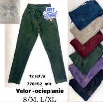 Spodnie welurowy (S-XL/12szt)