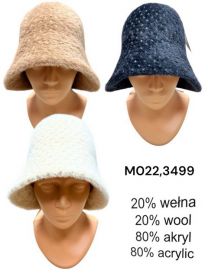 Kapelusz damskie (uniwersalny/12szt)